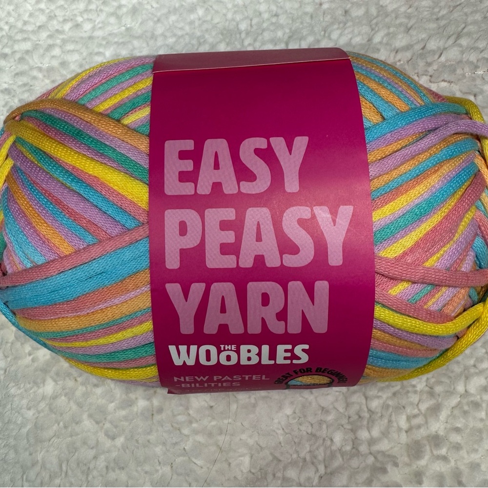 COPY - The Woobles Easy Peasy Pastel -Bilities Yarn - Multicolor, rare woobles …